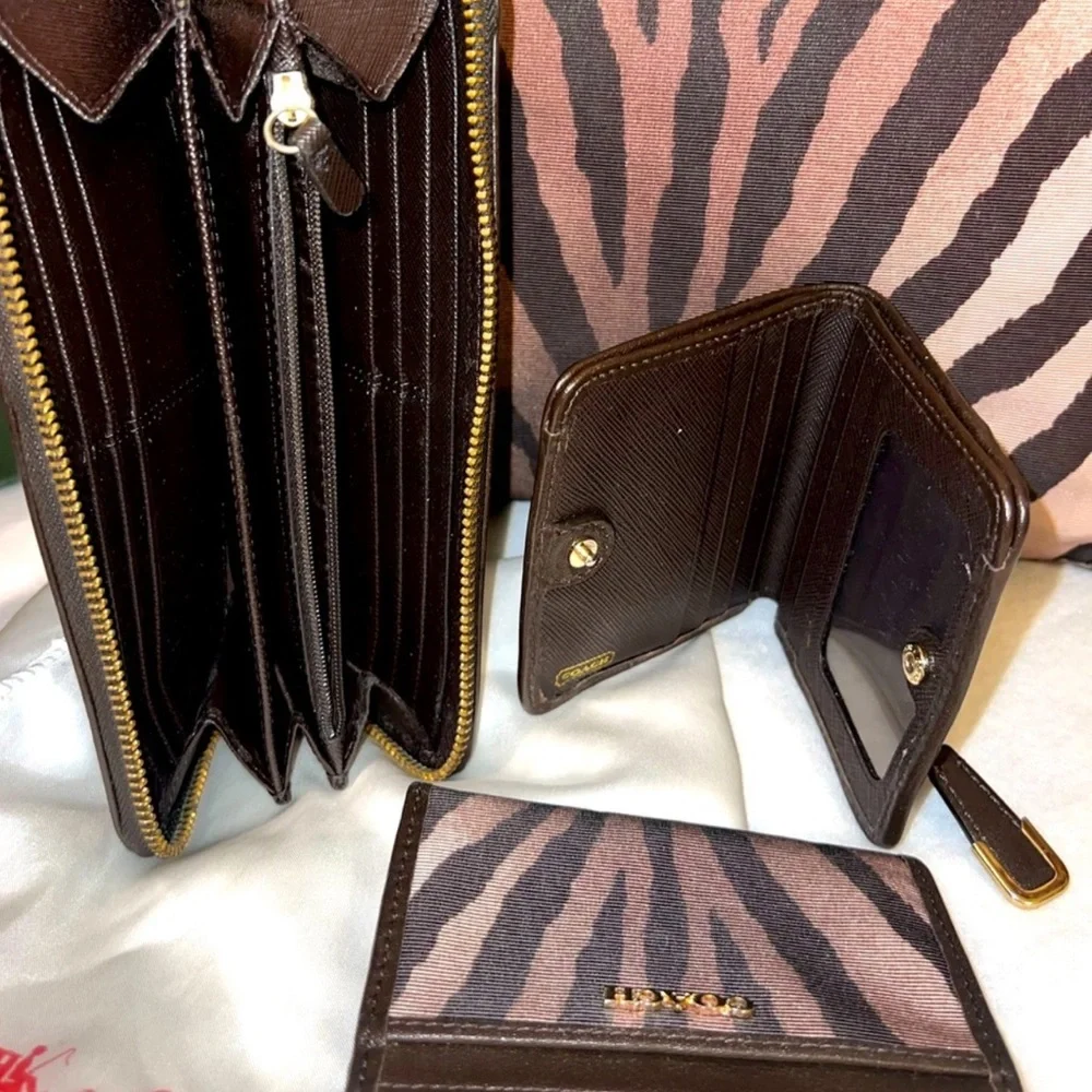 AUTHENTIC Coach Madison East West Tote FULL SET OF FOUR PIECES!